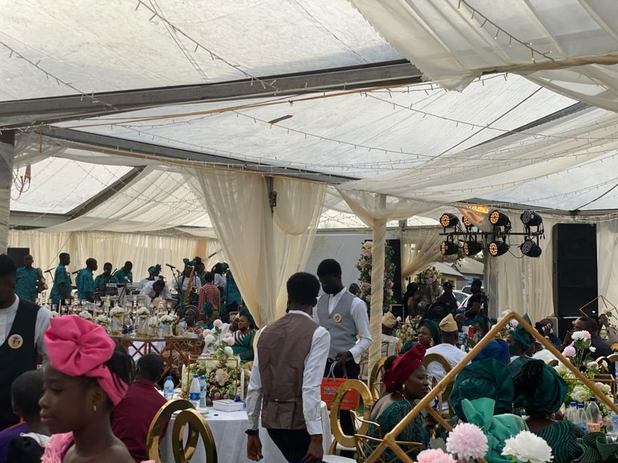 MANSA staff serving drinks at a live event