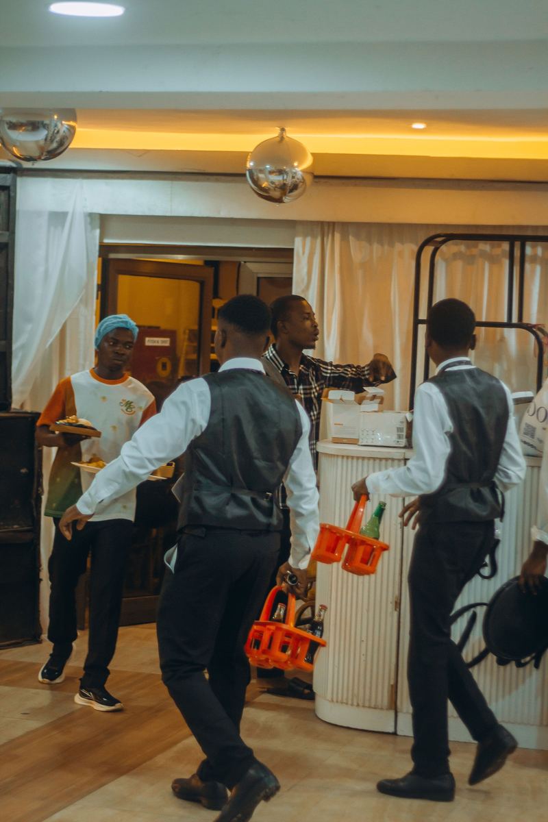 MANSA staff team working an event
